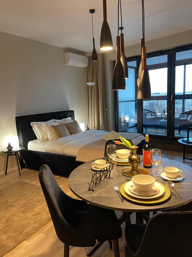 Vistula Terraces 10Th Floor Apartman Krakkó Kültér fotó